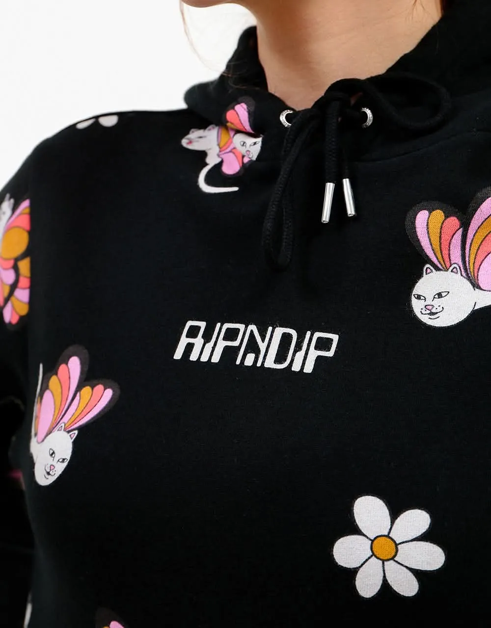 RIPNDIP Butterfly Pullover Hoodie - Black
