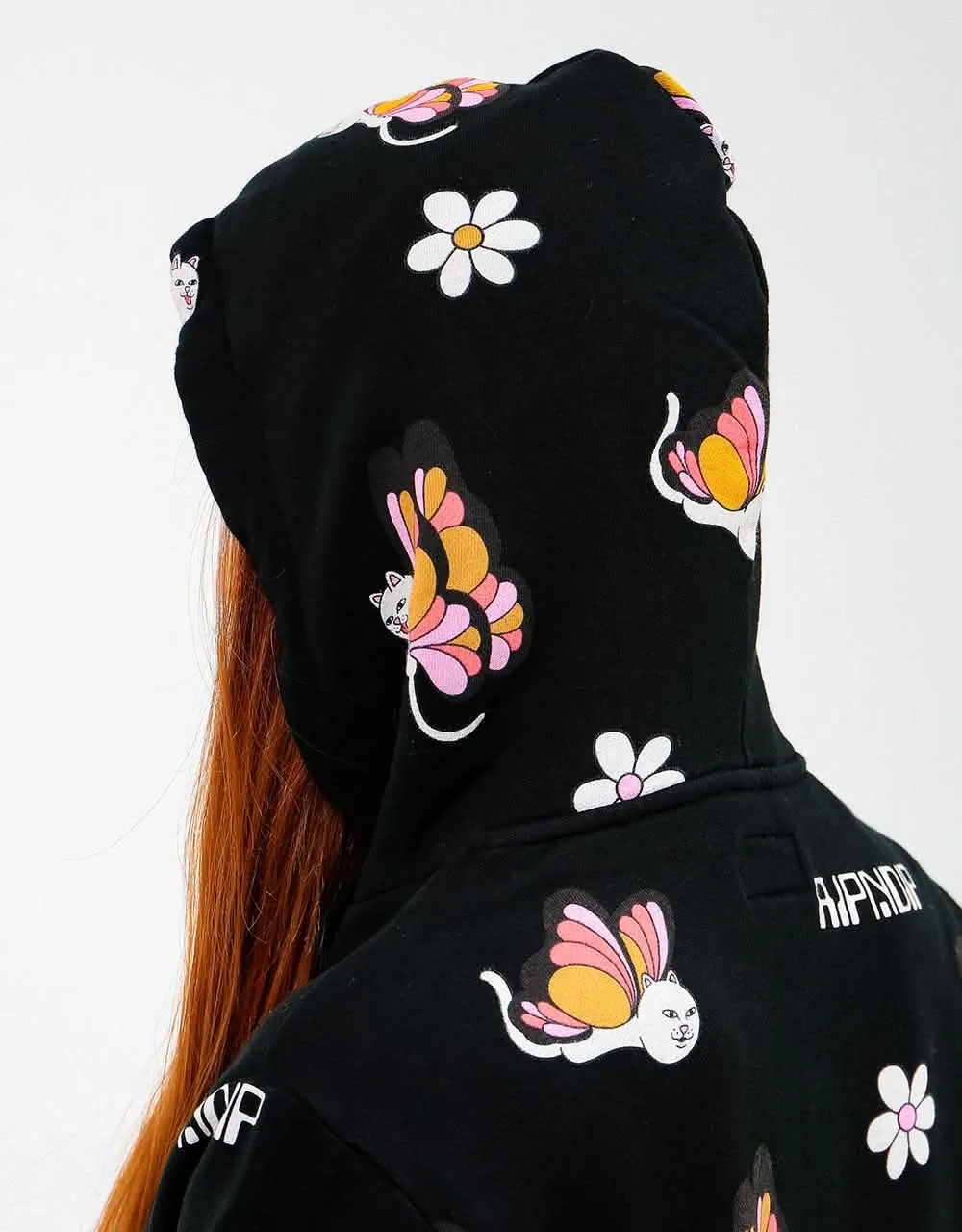 RIPNDIP Butterfly Pullover Hoodie - Black