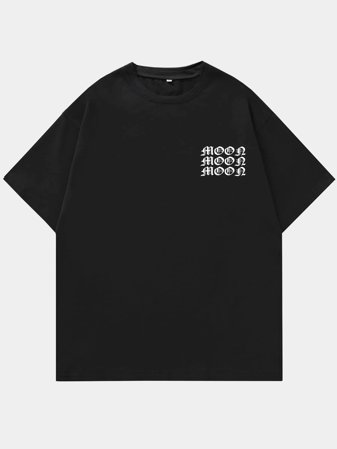 ROMWE Street Life Men Slogan Graphic Tee, School