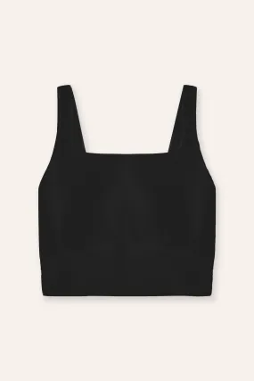 ROSEMARY jersey knit top (Black)