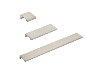 Satin Nickel "Dina" Tab Finger Drawer Pulls