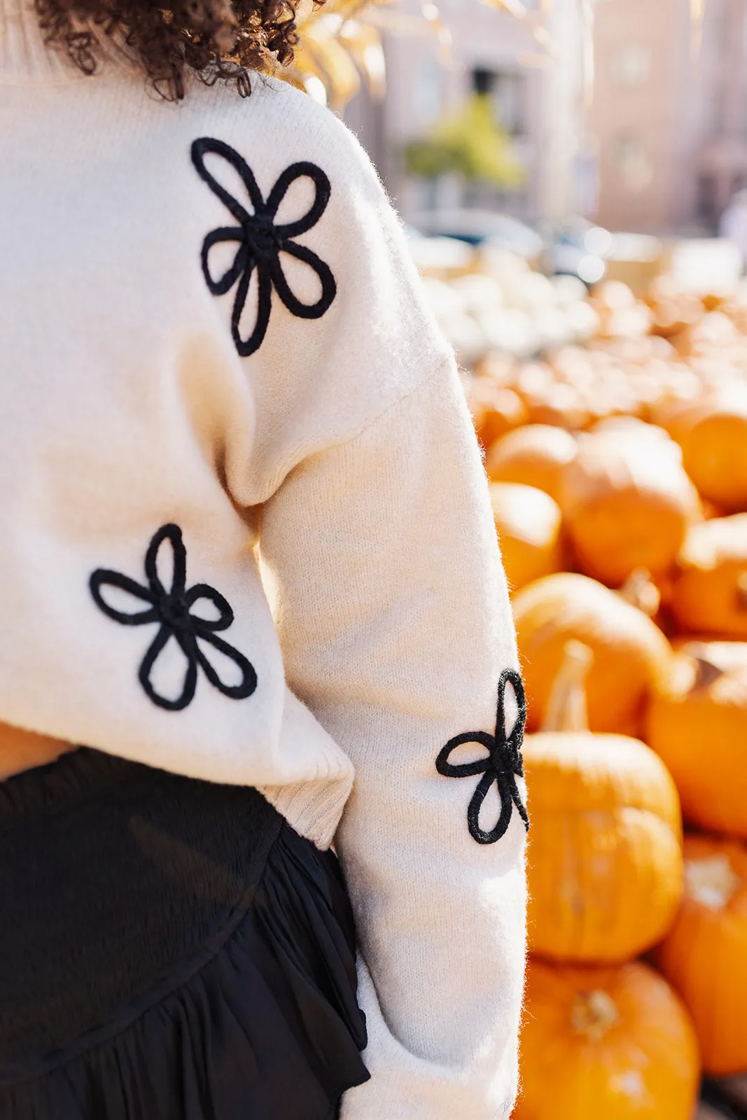 Secret Garden Sweater - Cream