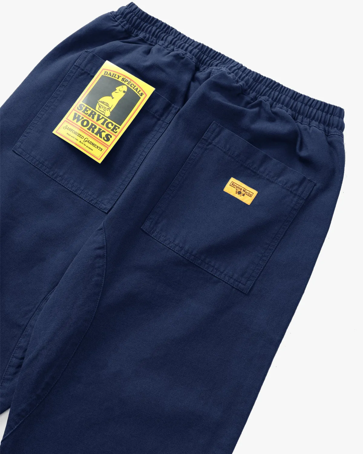 Service Works Classic Canvas Chef Pant - Navy