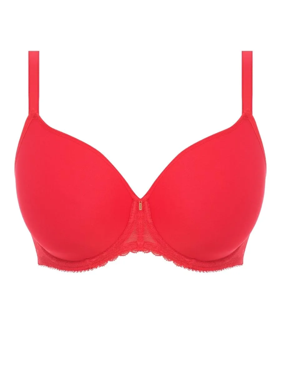 Signature Moulded Spacer Bra - Chilli Red
