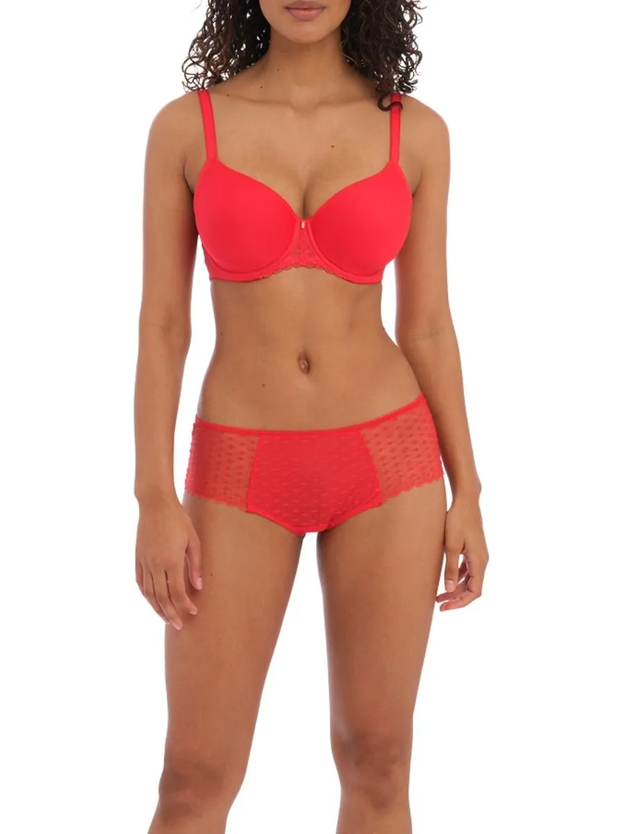 Signature Moulded Spacer Bra - Chilli Red