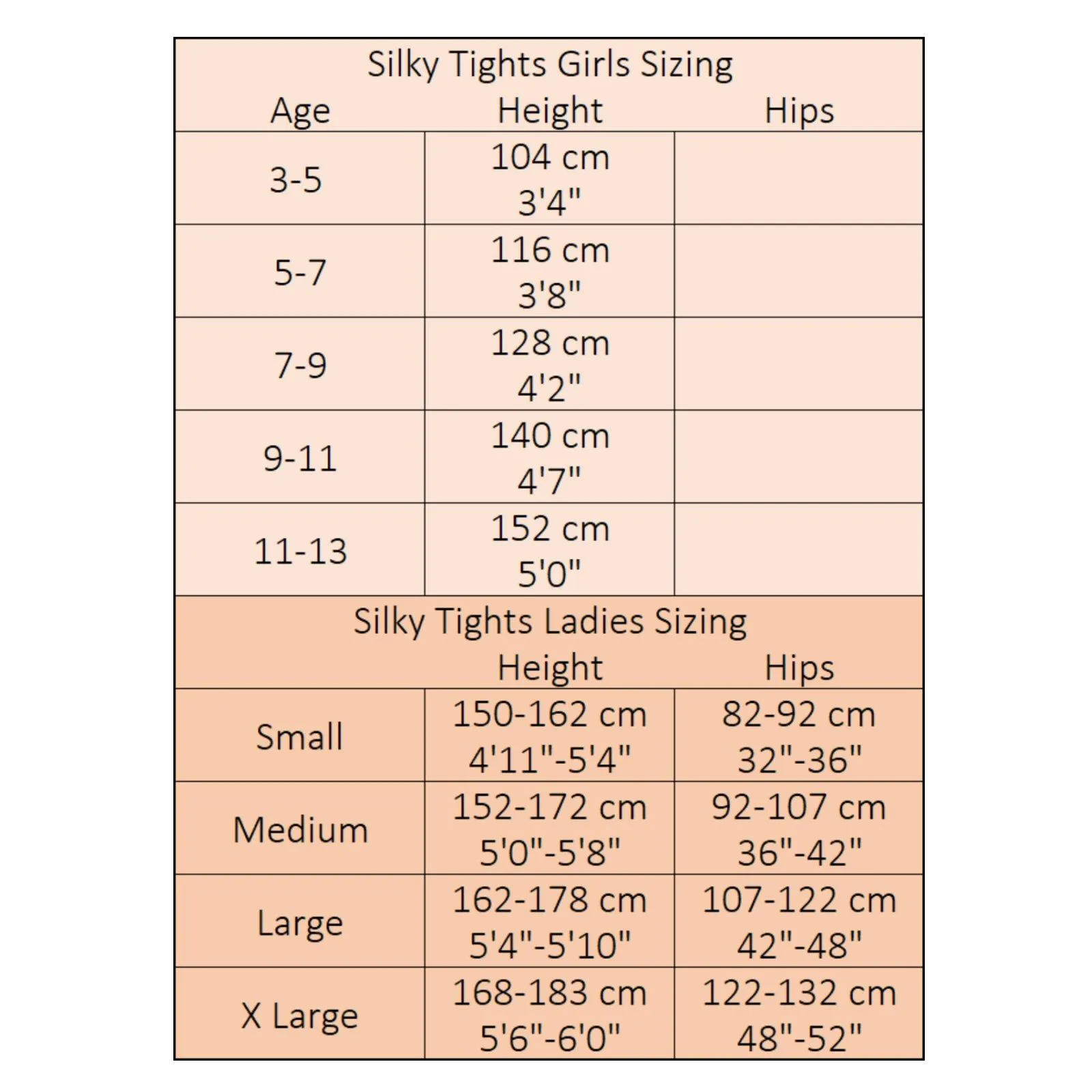 'SILKY' BRAND 60 DENIER CONVERTIBLE BALLET DANCE TIGHTS