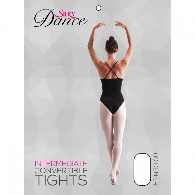 'SILKY' BRAND 60 DENIER CONVERTIBLE BALLET DANCE TIGHTS