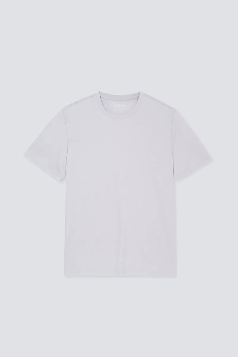 Softex Crew Neck T-Shirt | Light Grey GYFL01