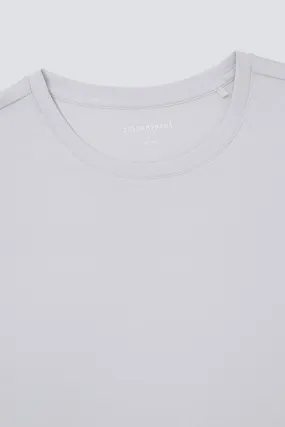 Softex Crew Neck T-Shirt | Light Grey GYFL01