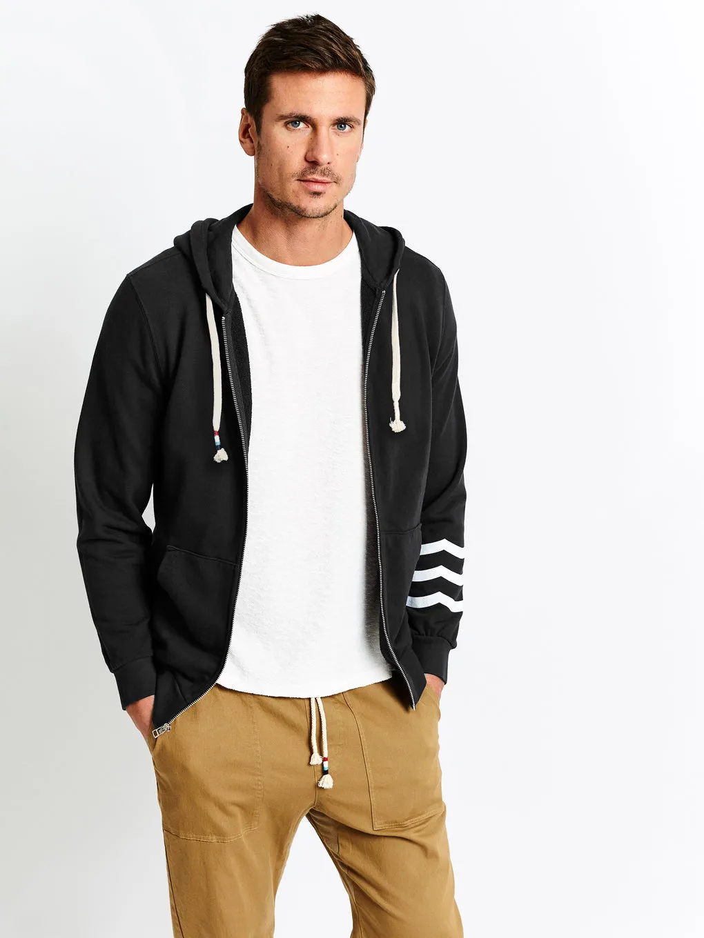 SOL ANGELES MENS ESSENTIAL COASTAL ZIP HOODIE - 3 COLORS