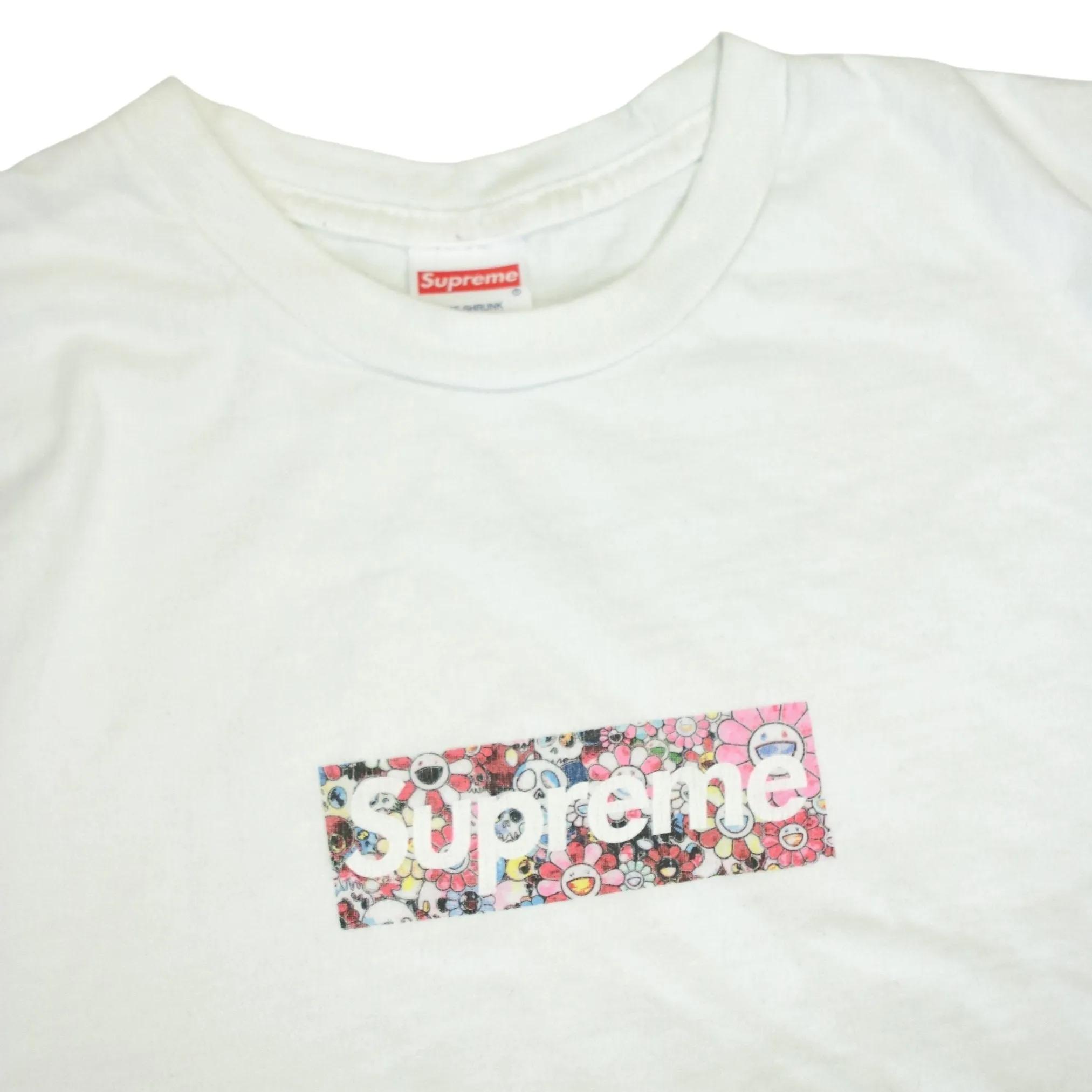 SUPREME TAKASHI MURAKAMI COVID-19 RELIEF BOX LOGO TEE