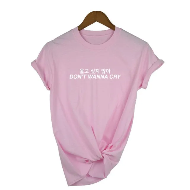 T Shirt Coréen Hangeul