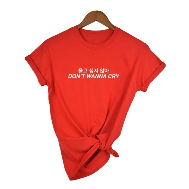T Shirt Coréen Hangeul