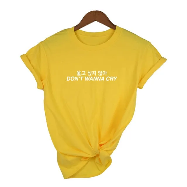 T Shirt Coréen Hangeul