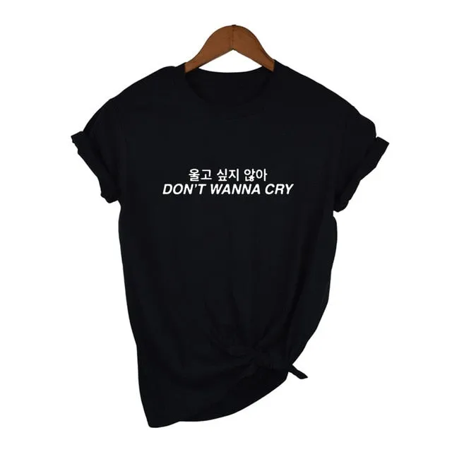T Shirt Coréen Hangeul