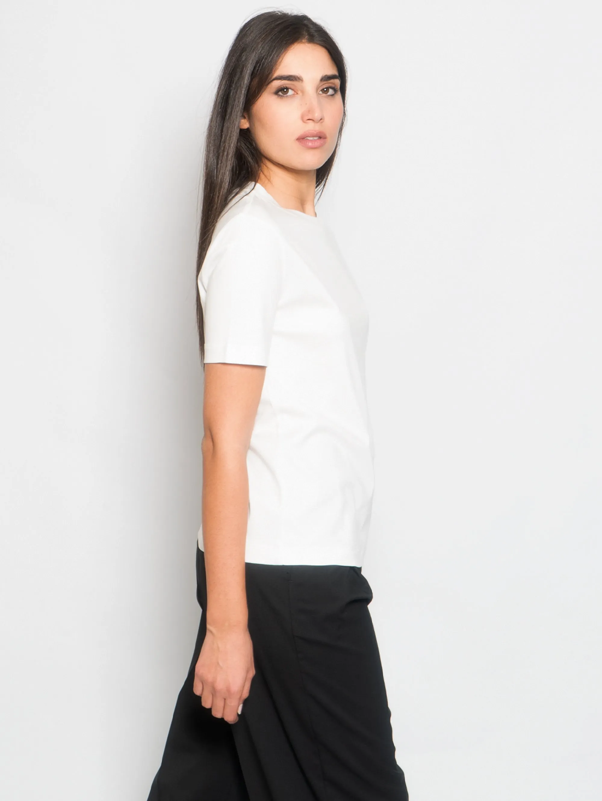 T-shirt Interlock Bianca