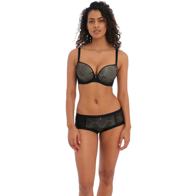Tailored Plunge T-Shirt Bra Black - Freya