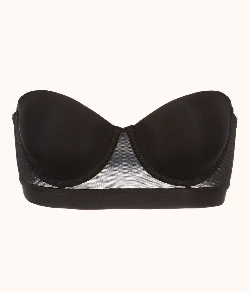 The Smooth Strapless: Jet Black