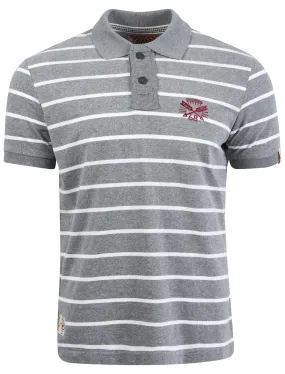 Tokyo Laundry Hanska grey polo shirt