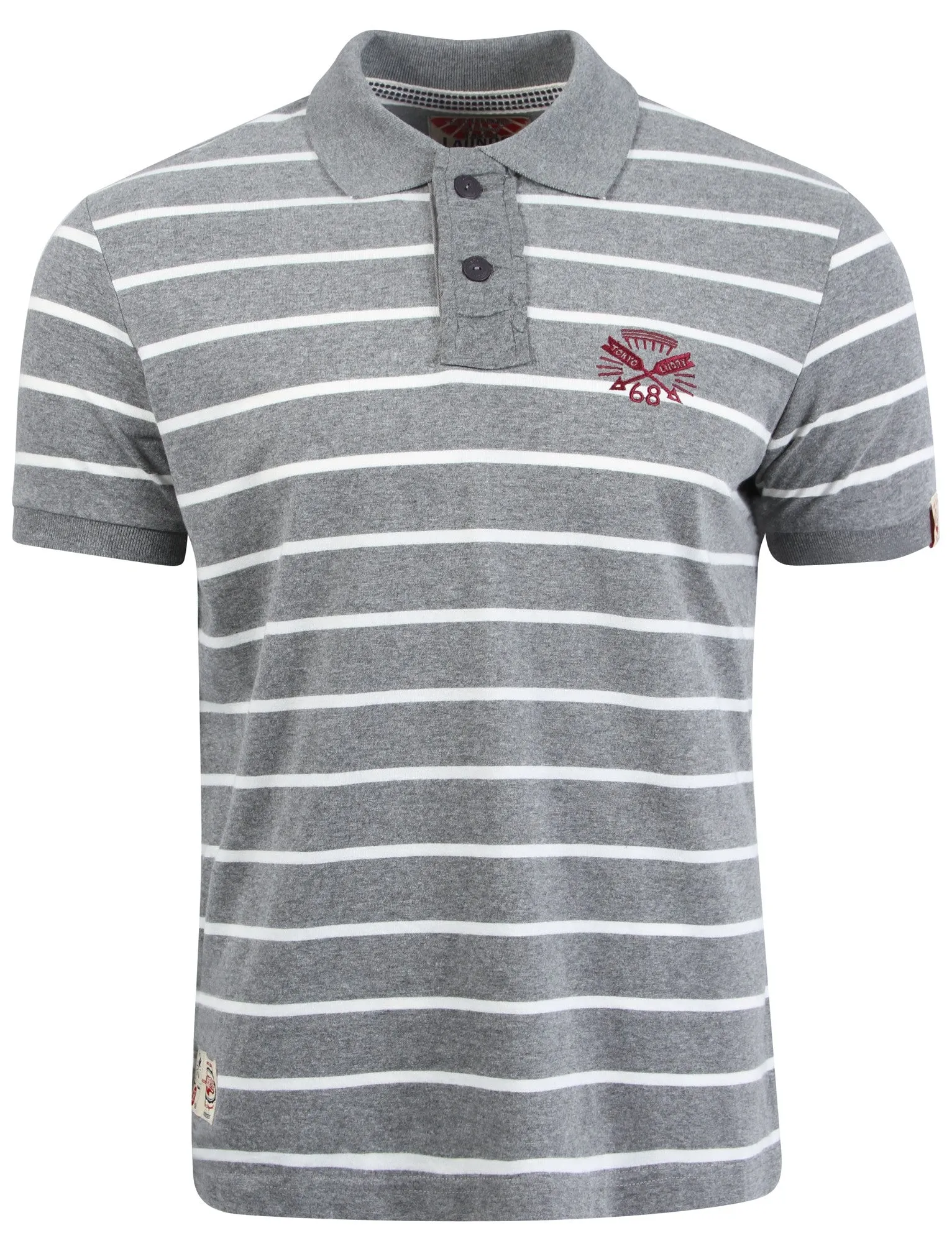 Tokyo Laundry Hanska grey polo shirt