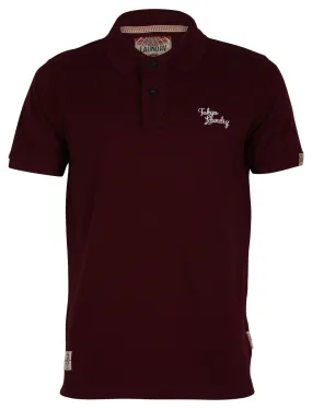 Tokyo Laundry Sophomore Oxblood Polo Shirt