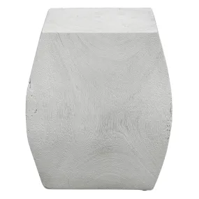 Uttermost Grove Ivory Wooden Accent Stool