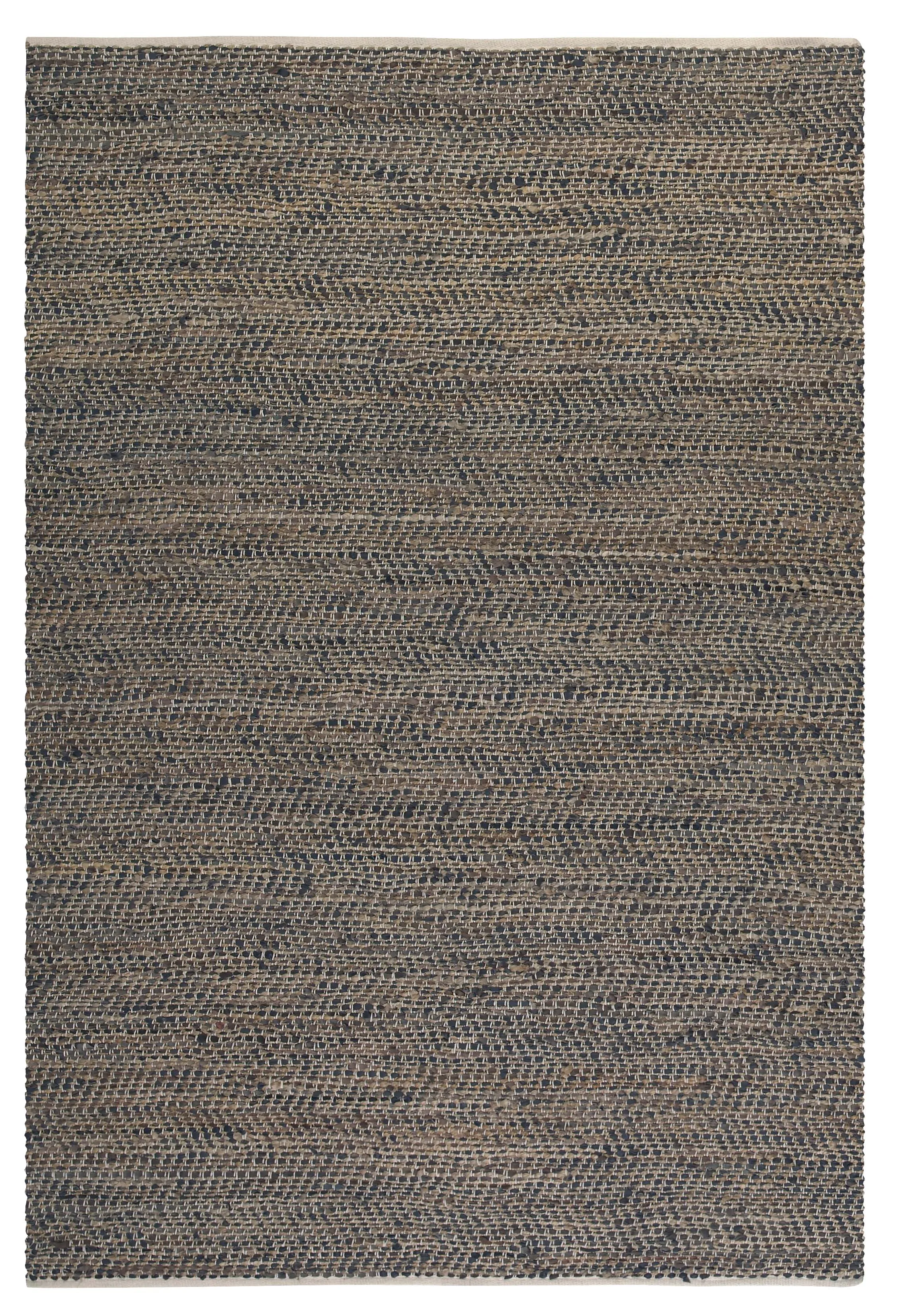 Uttermost Tobais 5 X 8 Rescued Leather & Hemp Rug