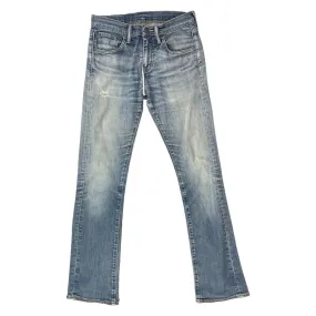 Vintage 90s 00s Blue Levi’s 527  Distressed Bootcut Denim Jeans 28 Waist S