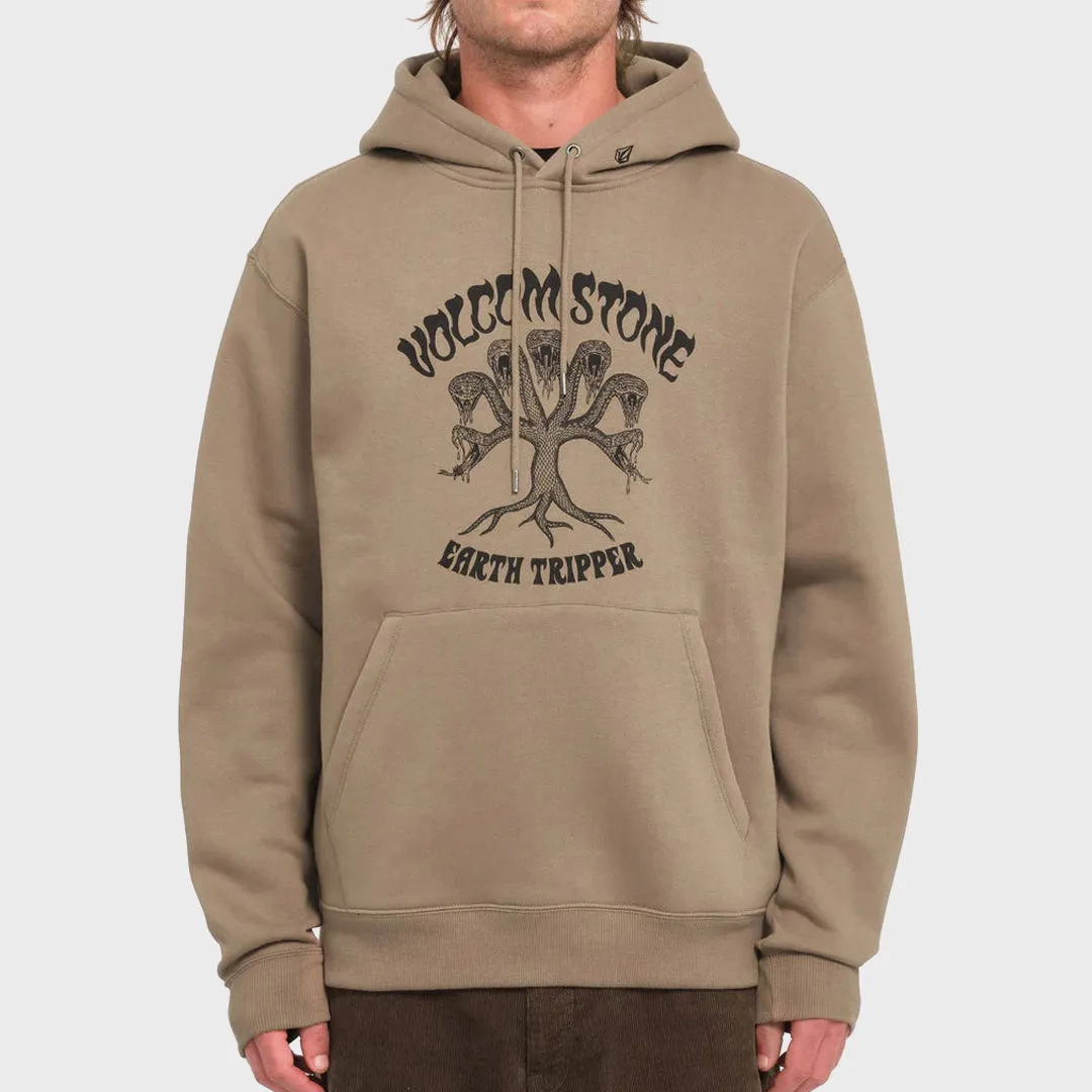 Volcom Mens Watanite Pullover Hoodie - Teak