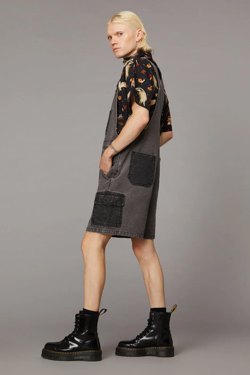Washed Denim Overall
