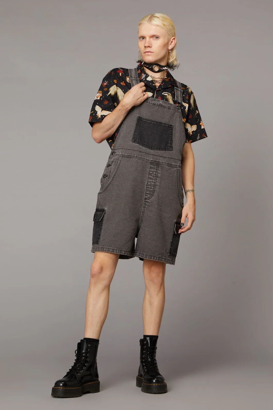 Washed Denim Overall