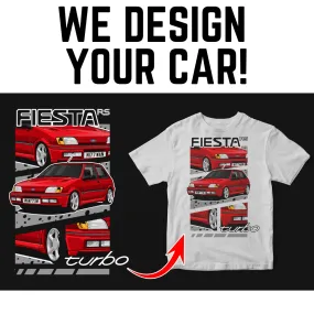 We Make a Design With Your Car Pictures!  Includes 1 T-Shirt or Hoodie!