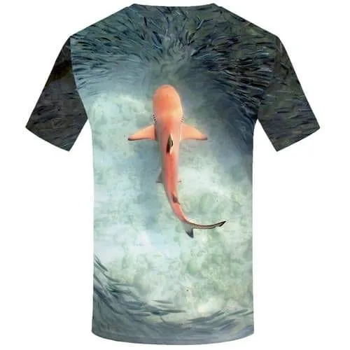 Whale T shirts Men Fish Tshirts Cool Animal Shirt Print Harajuku Tshirt Anime Tropical Tshirts Novelty Short Sleeve summer Men