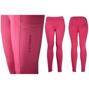 Whitaker Laceby Riding Tights Child Hot Pink