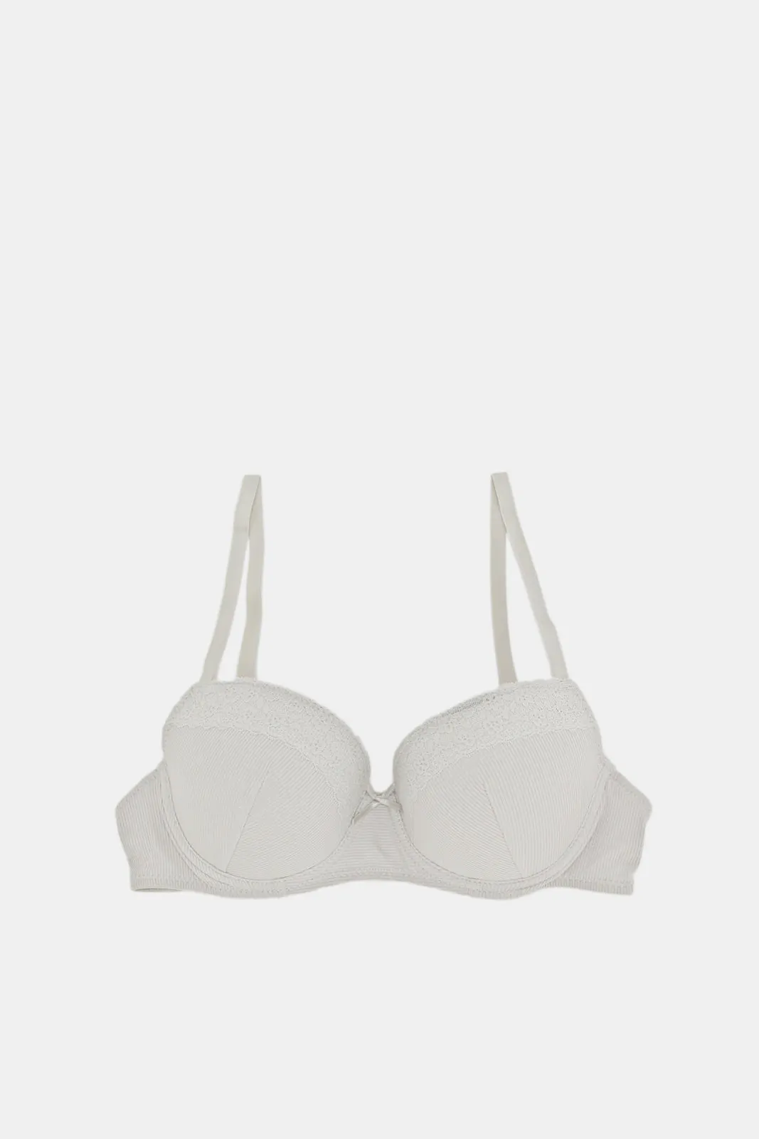Women Assorted Lace Padded T-Shirt Bra Set (Pack of 3)
