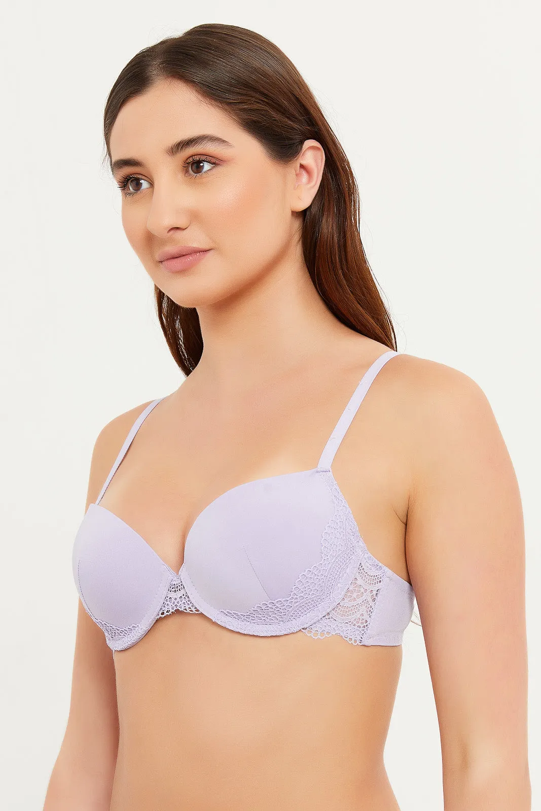 Women Lilac T-Shirt Bra (Single)