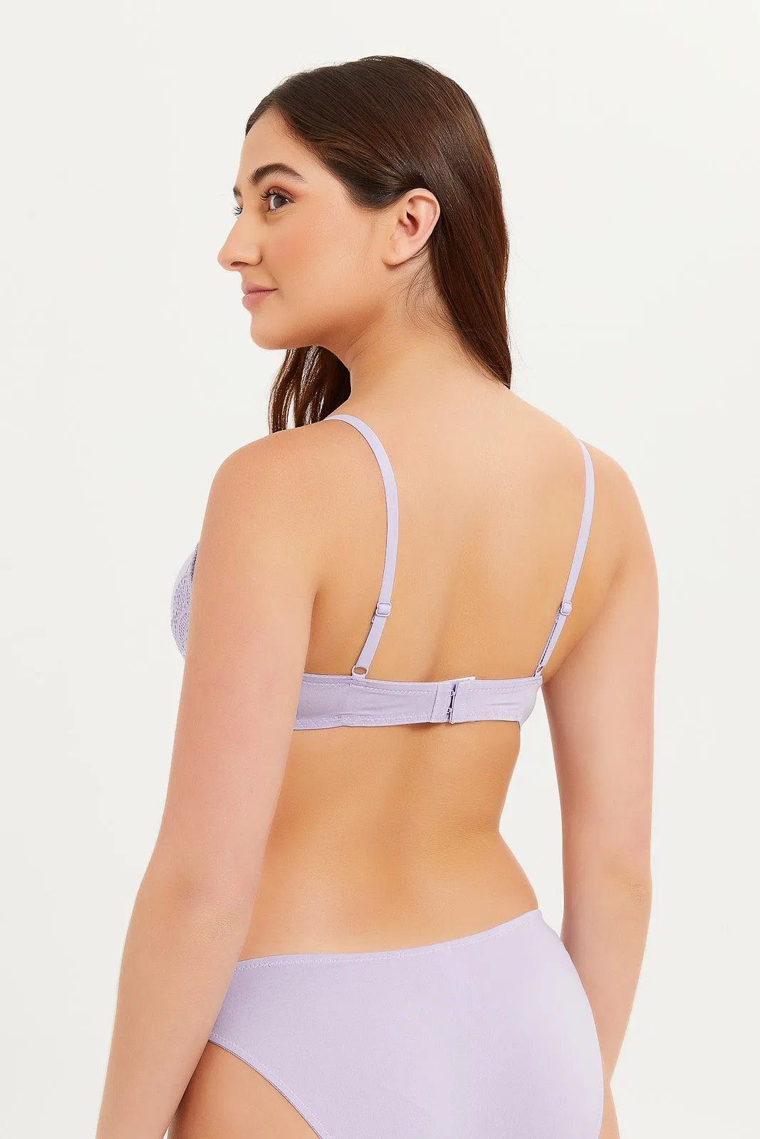 Women Lilac T-Shirt Bra (Single)