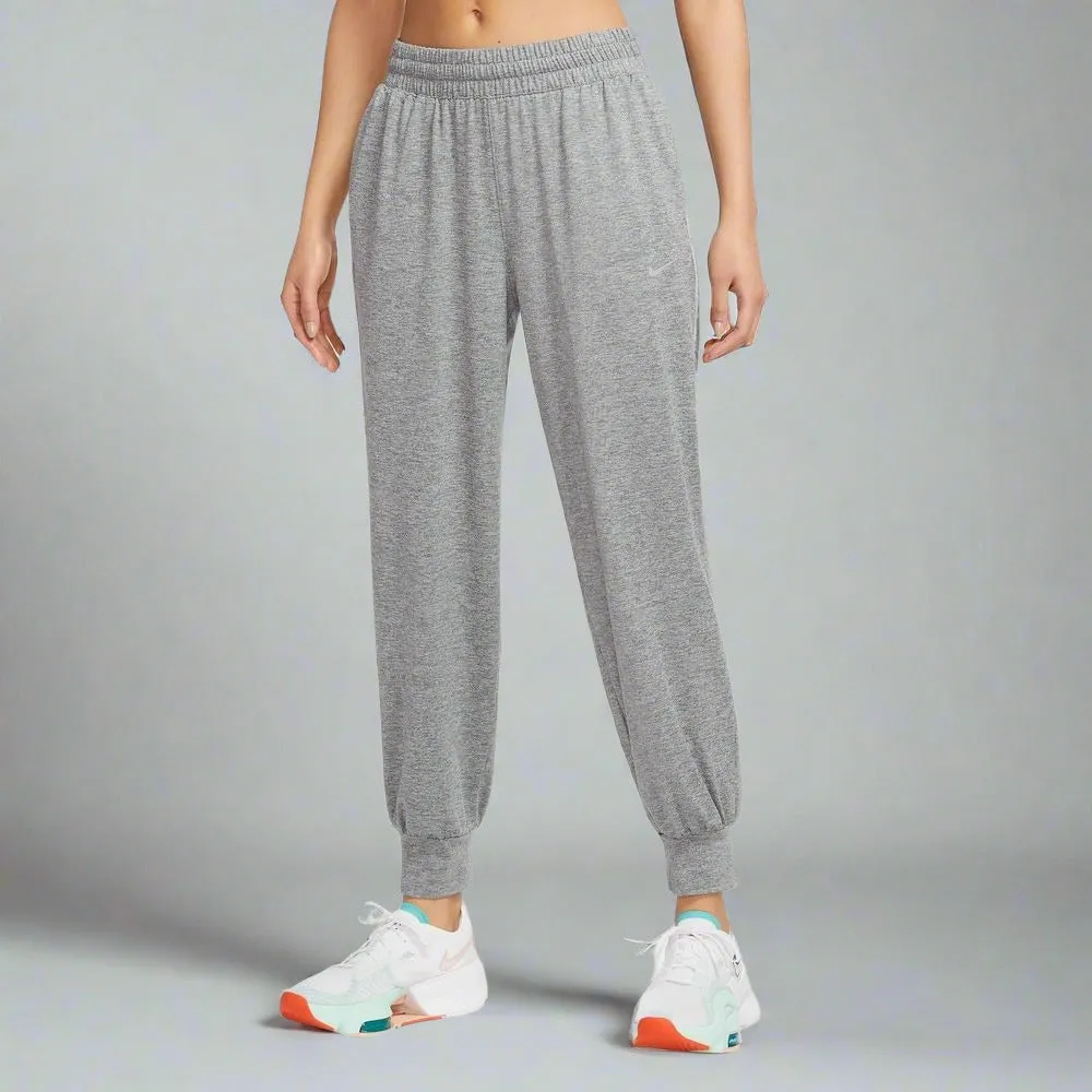 Womens Dri-FIT Mid-Rise 7/8 Knit Joggers - Smoke Grey