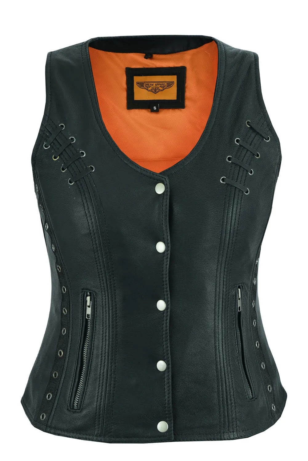 Women's Premium Naked Goat Skin Vest