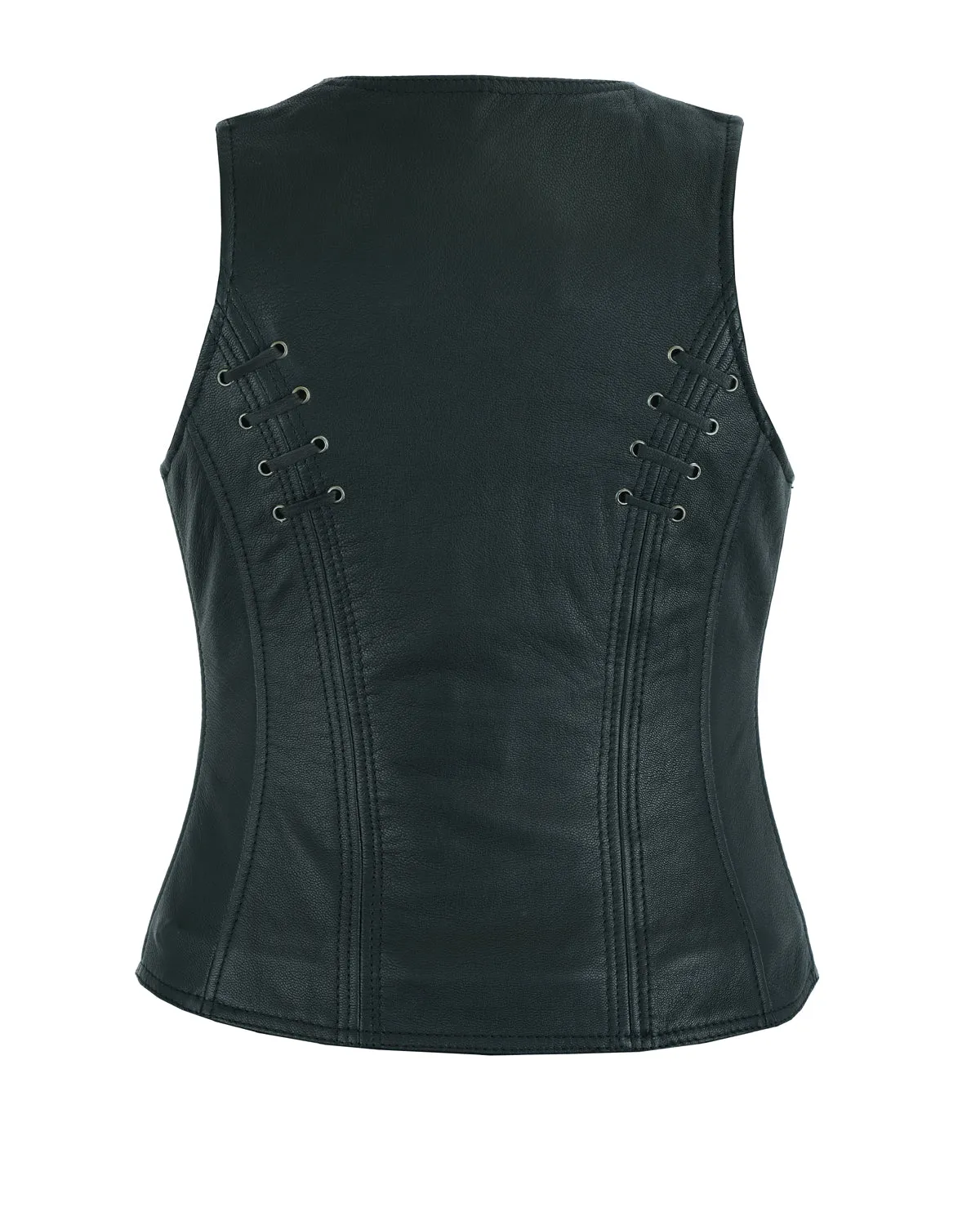 Women's Premium Naked Goat Skin Vest