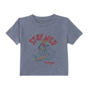 Wrangler Kid's Baby Boy Graphite Heather Shirt