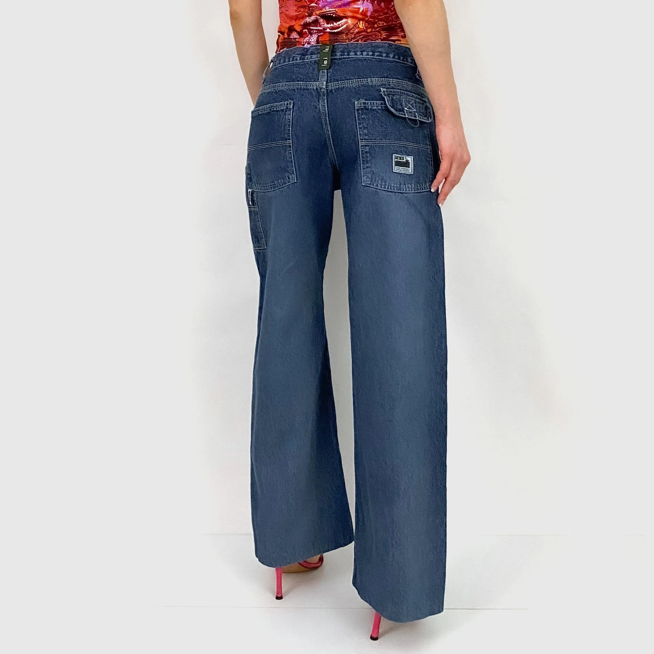 Y2K Denim Cargos - Size 7P