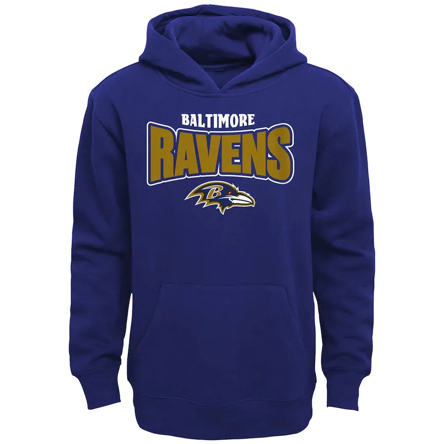 Youth Baltimore Ravens Draft Pick Pullover Hoodie